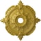 Ekena Millwork Benson Classic Ceiling Medallion (Canopies up to 6 1/2"), 28 3/8"OD x 3 3/4"ID x 1 5/8"P, Rich Gold CM28BERGS - alternate 1